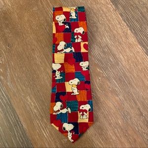 Peanuts Neck Tie Valentine Snoopy Puppy Love